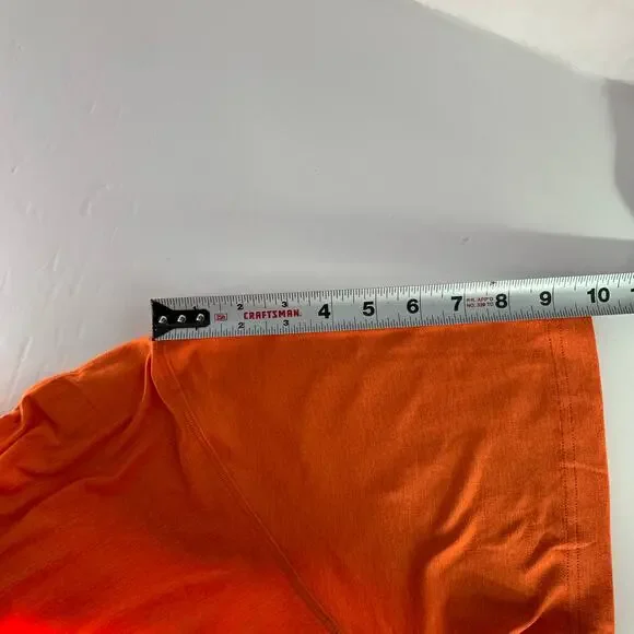 Columbia NCAA Clemson Tigers Men's Short Sleeve Orange Polo Shirt Size L - Picture 6 of 12